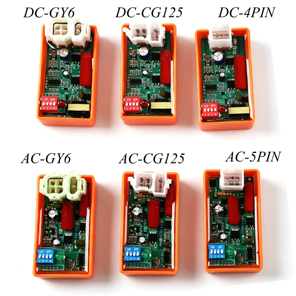 AliExpress NONE 4/5/6 pin AC DC Motorcycle Lgnition CDI with DIP Switch Speed limited 4000-12000 for 50-250CC Dirt Pit Bike ATV Scooter YX150