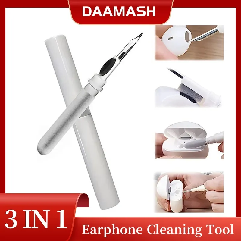 3 In 1 Blue-tooth Earphone Cleaning Tool for Pro 1 2 3 Earbuds Case Clearning Pen Cleaner Kit Clean Brush
