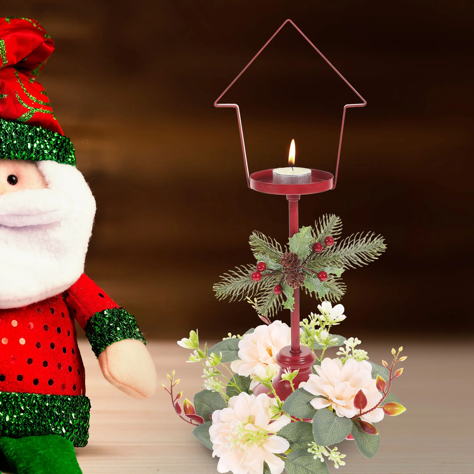 

Floral Wreath Simulation Flower Wreath for Pillars Wedding Gift Romantic Home Decor Exquisite Craftsmanship