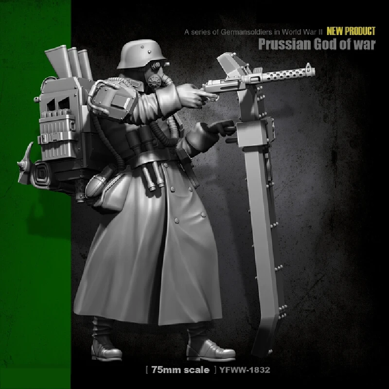 Bouclier en acier, mécanisme de fleur, modèle en résine, figurine Gk, Micro Miniature, modèle blanc imprimé en 3d, jouet non assemblé et non peint, 1/24