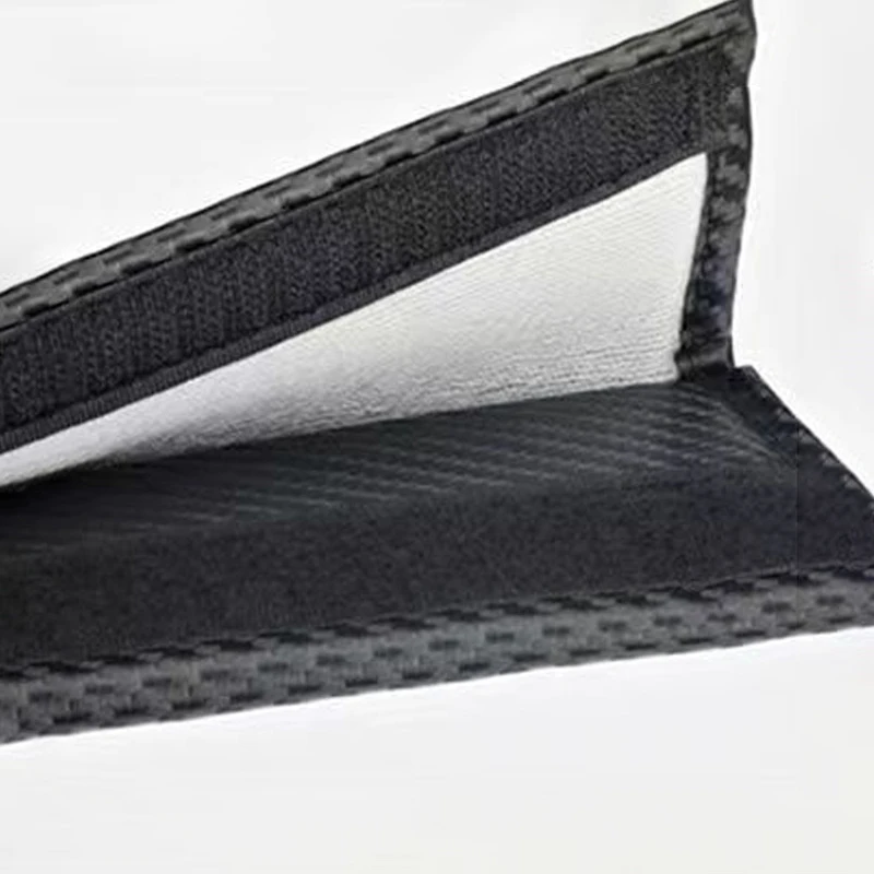 2Pcs Car Carbon Fiber Seat Belt Shoulder Covers For Seat Leon 5F Mk2 Mk3 Ibiza Tarraco Arona Ateca Alhambra Interior Accessories view 6