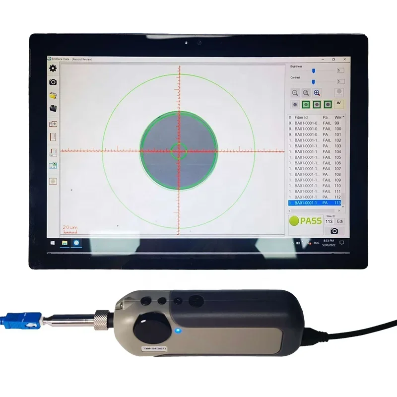 

Wholesale price FTTH China fiber scope Telecommmunications microscopio optico fiber optic kit