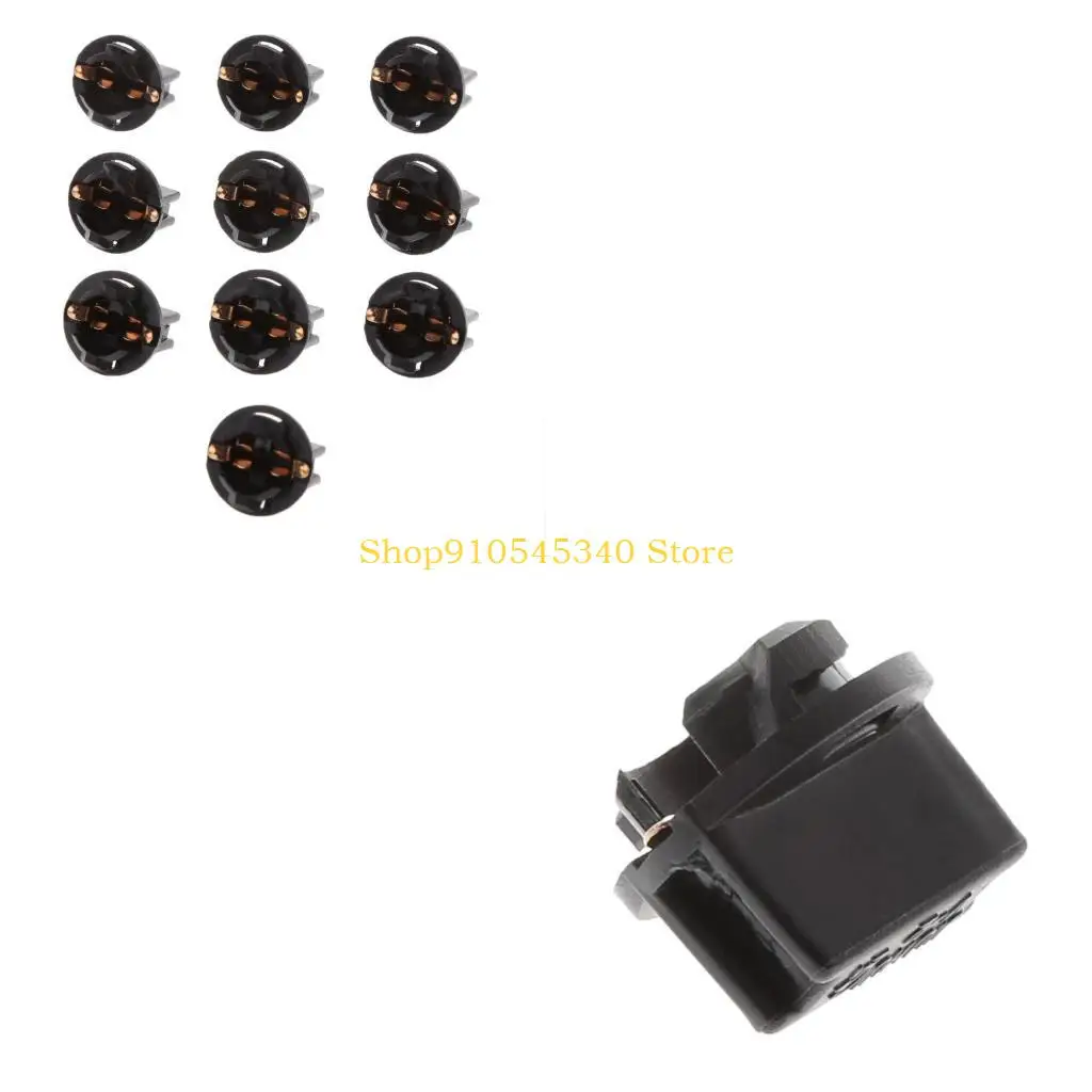 

U2JA T10 LED Bulb Twist Socket Bright for Car Dashboard Lights Panel Gauge Lights Air Conditioner Button Light