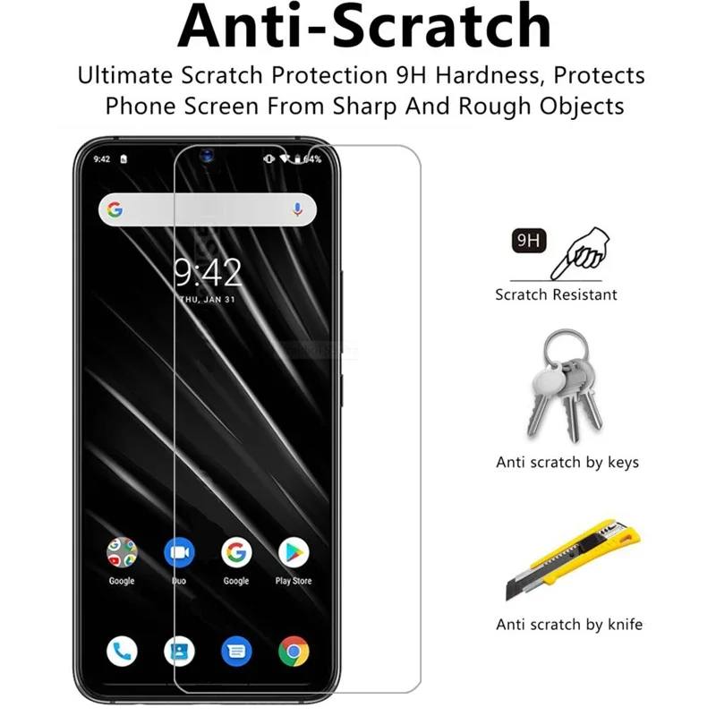 Gehard Glas Screenprotector Voor Umidigi S3 Pro Case Cover Op Umi Digi S 3 3S S3pro 3 Pro 6.3 Beschermende Telefoon Coque Tas 360