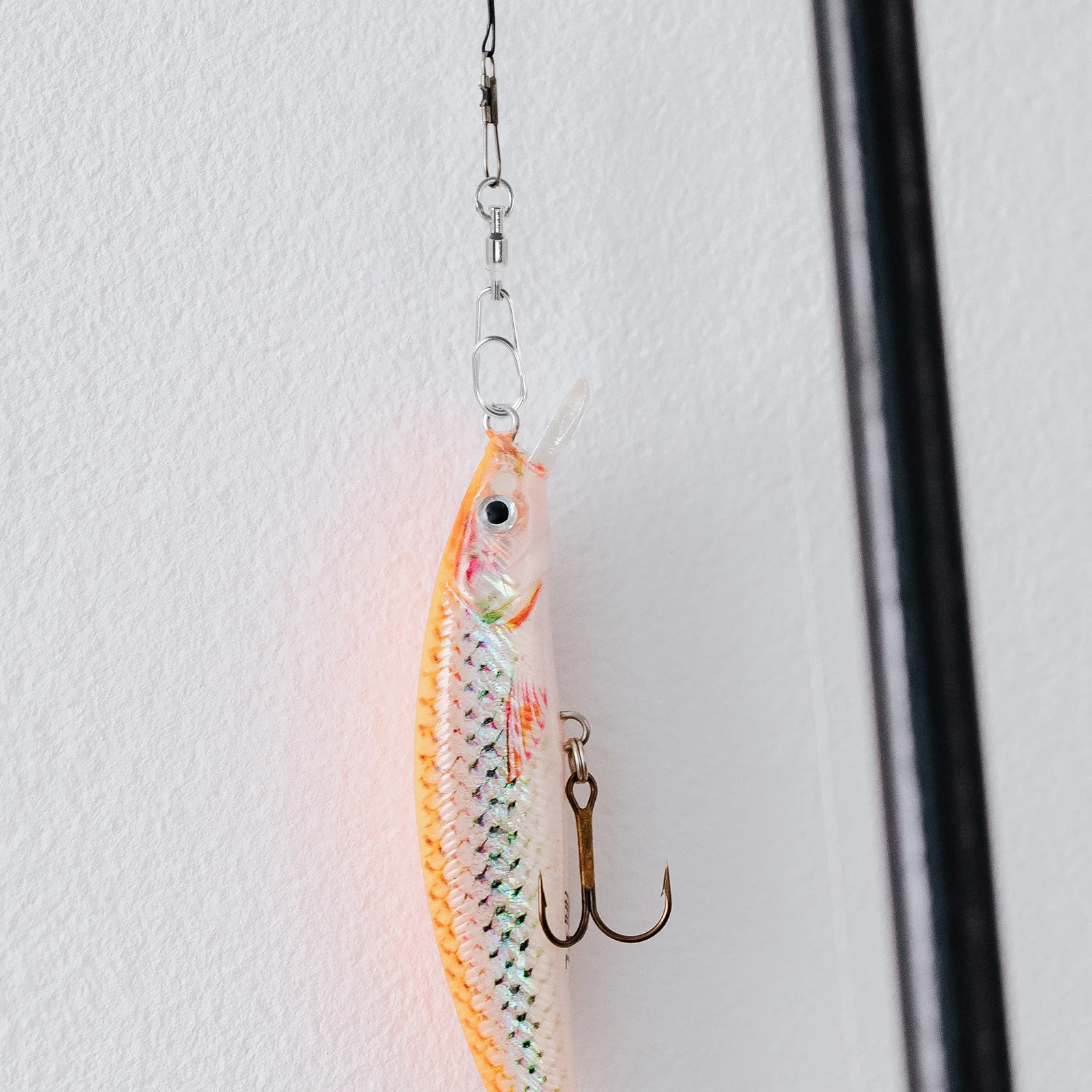 30 قطعة الصيد قطب الفولاذ المقاوم للصدأ حلقات مستديرة مرنة دوران إغراء موصلات في الهواء الطلق الصيد الملحقات