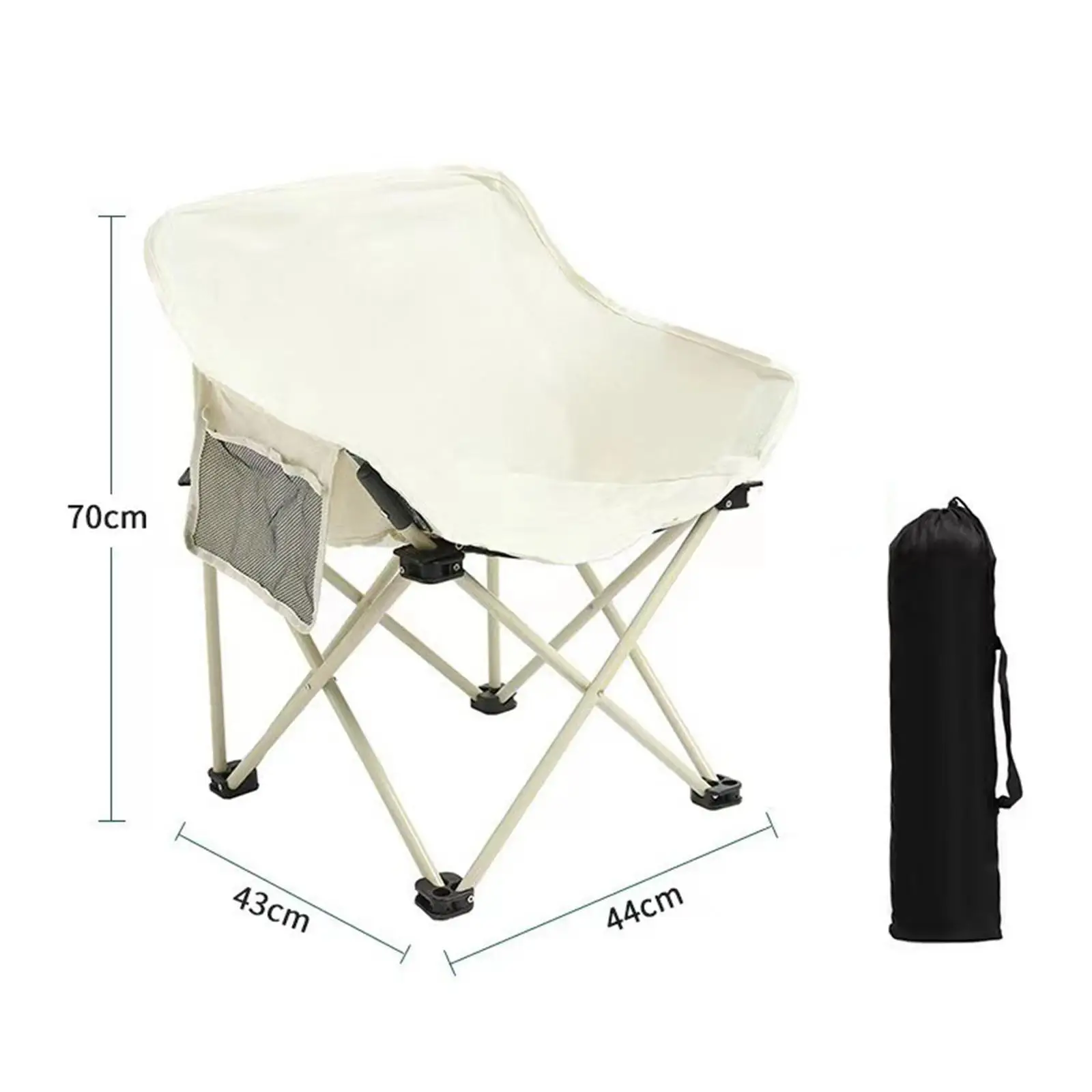 Folding Camping Chair Folded Picnics Home Furniture Outdoor Seat for Travel