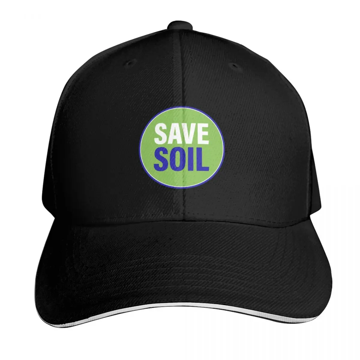 Save Soil - Losing One Acre Every Second Baseball Cap Streetwear Hip Hop Trendy Vintage Retro Embroidered Lightweight Packable
