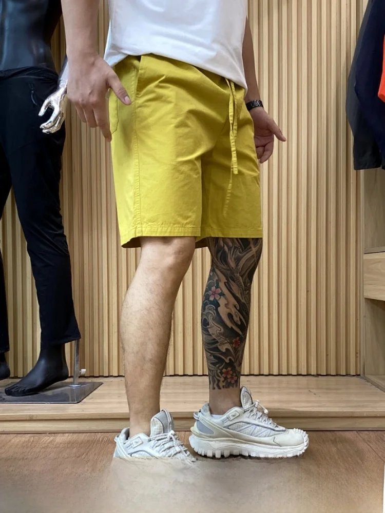 Outdoor Casual Cotton Shorts Men's Loose Fit Summer Quick Dry Breathable Versatile Short Pants Fashionable Urban Style