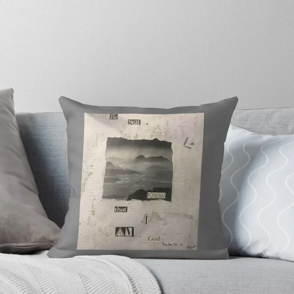 

Be still and Know Throw Pillow Couch Pillows christmas decorations 2025 pillow cover luxury Anime pillow