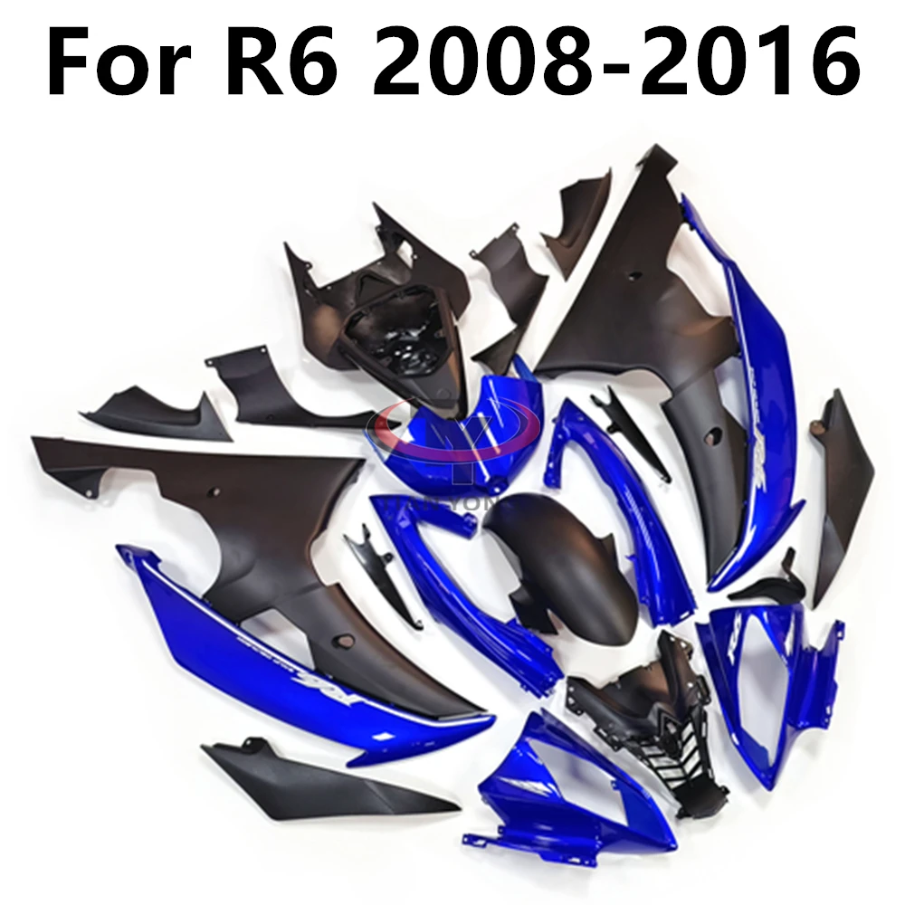 

Blue Black 2013 Year Printmaking For Yamaha YZF600 R6 2008-2009-2010-2011-2012-2014-2015-2016 Full Fairing Kit Bodywork Cowling