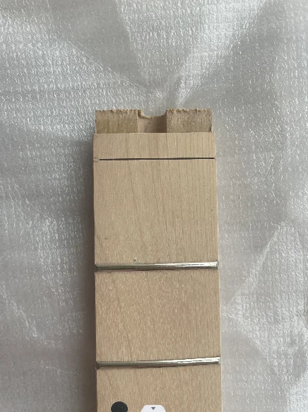 Headless Electric Guitar Neck, Matte Finished Canadian Maple Fingerboard, DIY Replacement Part, 24 Frets, High Quality