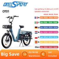 ONESPORT-OT01 Electric Bicycle 650W Motor 48V 27Ah Battery E-bike ,20 Inch Tire Disc Brake Adult Electric Bike