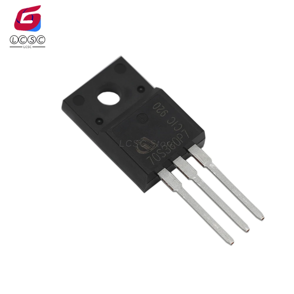 10Pcs/Lot Original 70S360P7 MOSFET 700V 12.5A 26.4W N-Channel High Power Transistor IPA70R360P7S TO220 Full Pack