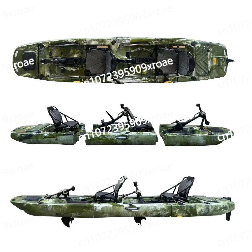 splicing type Fin pedal kayak, hard kayak, two sections, three sections, single person, double person, split kayak,