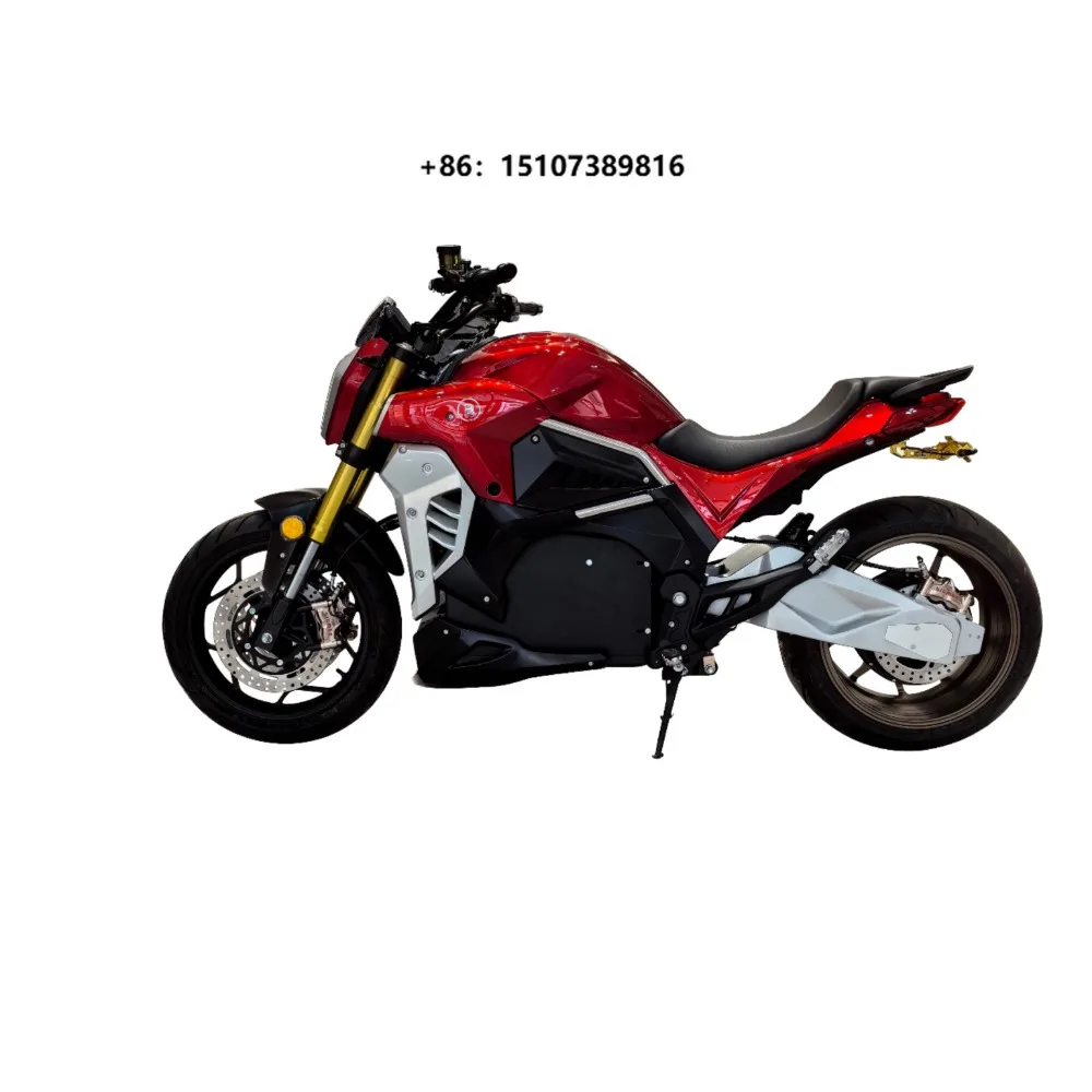 72v Racing Electric Motorcycle with 3kw 4kw 5kw 10kw Wheel Motors Max Speed 145km/h Variety of Power Options
