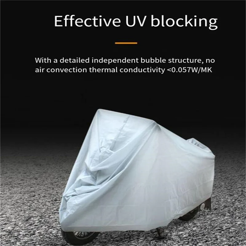 

Motorcycle Clothing PEVA Single Layer Rainproof Sunscreen Bicycle Cover Electric Vehicle Protective Rain Protection