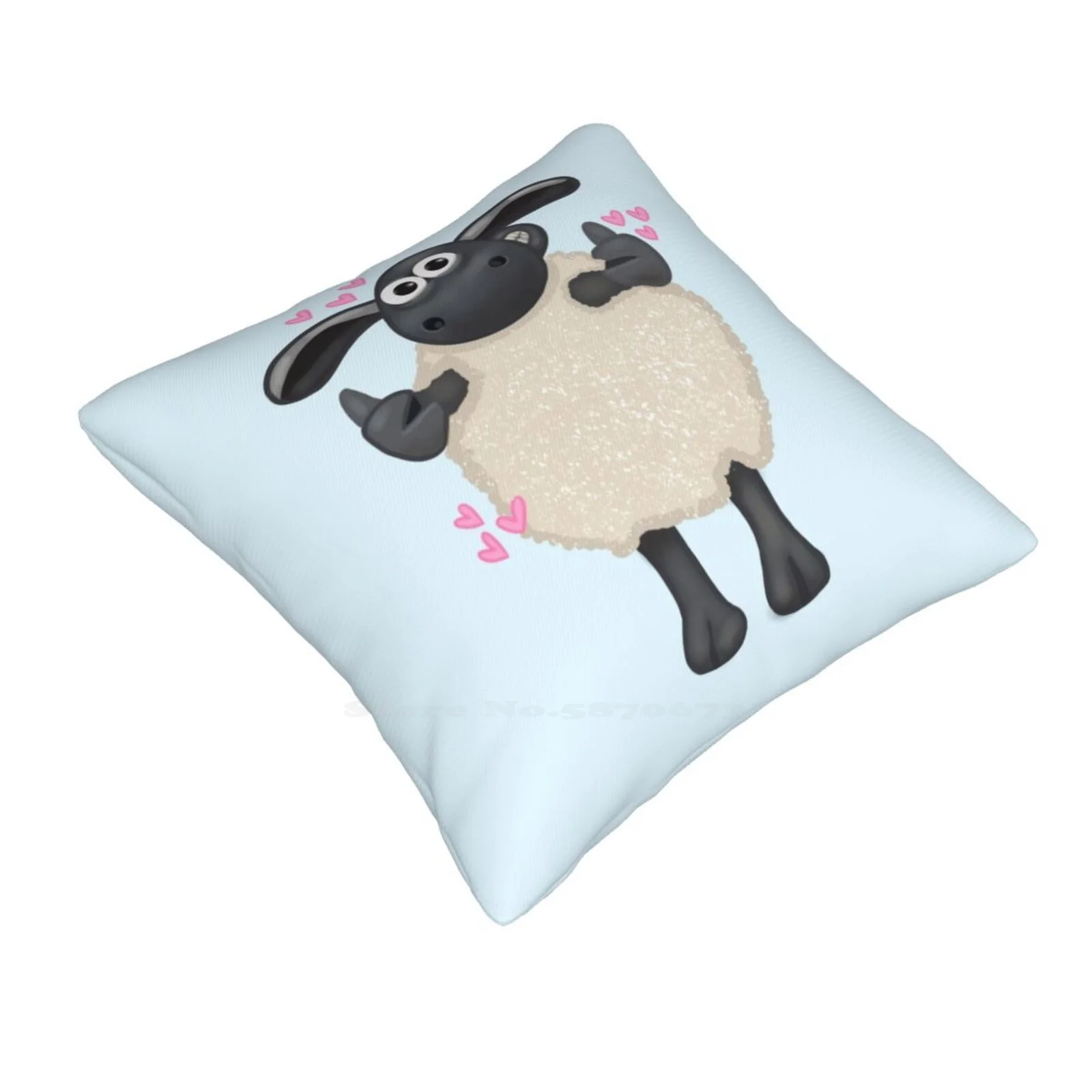 Timmy Hearts Fashion Sofa Throw Pillow Cover Pillowcase Little Sheep Cute Sheep Aesthetic Thumbs Up Timmy Thumbs Up Sheep Baby