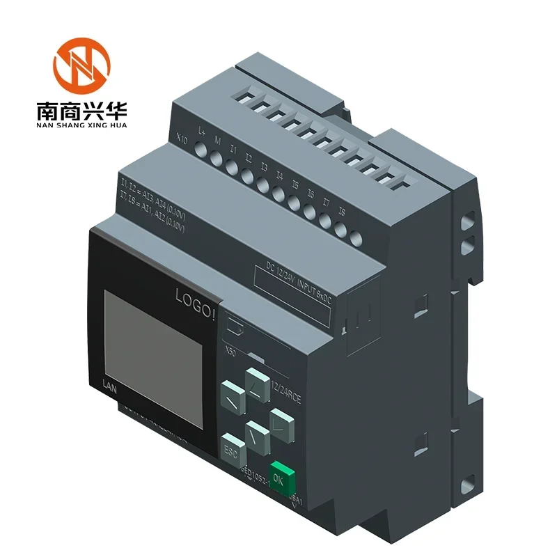 New Original 6ED1052-1MD08-0BA2 PLC CPU Series For LOGO! 8.3 Relay Output Ethernet Network 8 Input