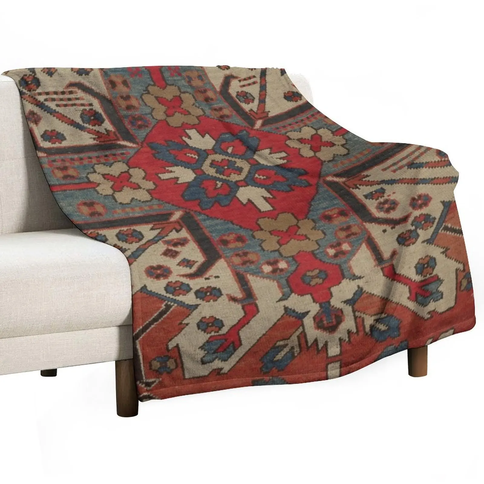 

Vintage Oriental Carpet 3 Throw Blanket Travel Luxury Designer For Decorative Sofa Shaggy Blankets