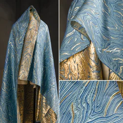 Jacquard Fabric Texture Outerwear Clothing Designer Wholesale Cloth Per Meters Arts Crafts Sewing Polyester Material