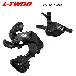 NEW! LTWOO T5 1x9 Speed Two Way Release Shifter + Stabilize Damping Rear Derailleur Cage Length 82mm, 9s