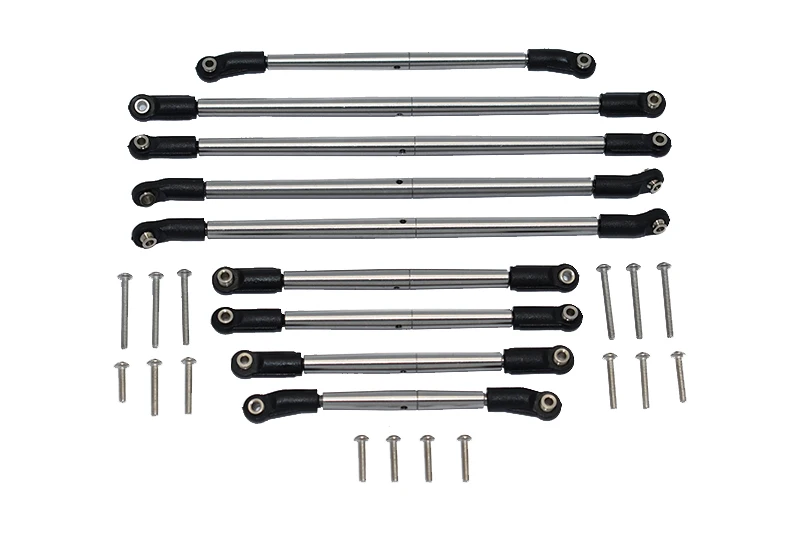 

GPM Stainless Steel Adjustable Tie Rods For AXIAL SCX10 III Jeep Gladiator