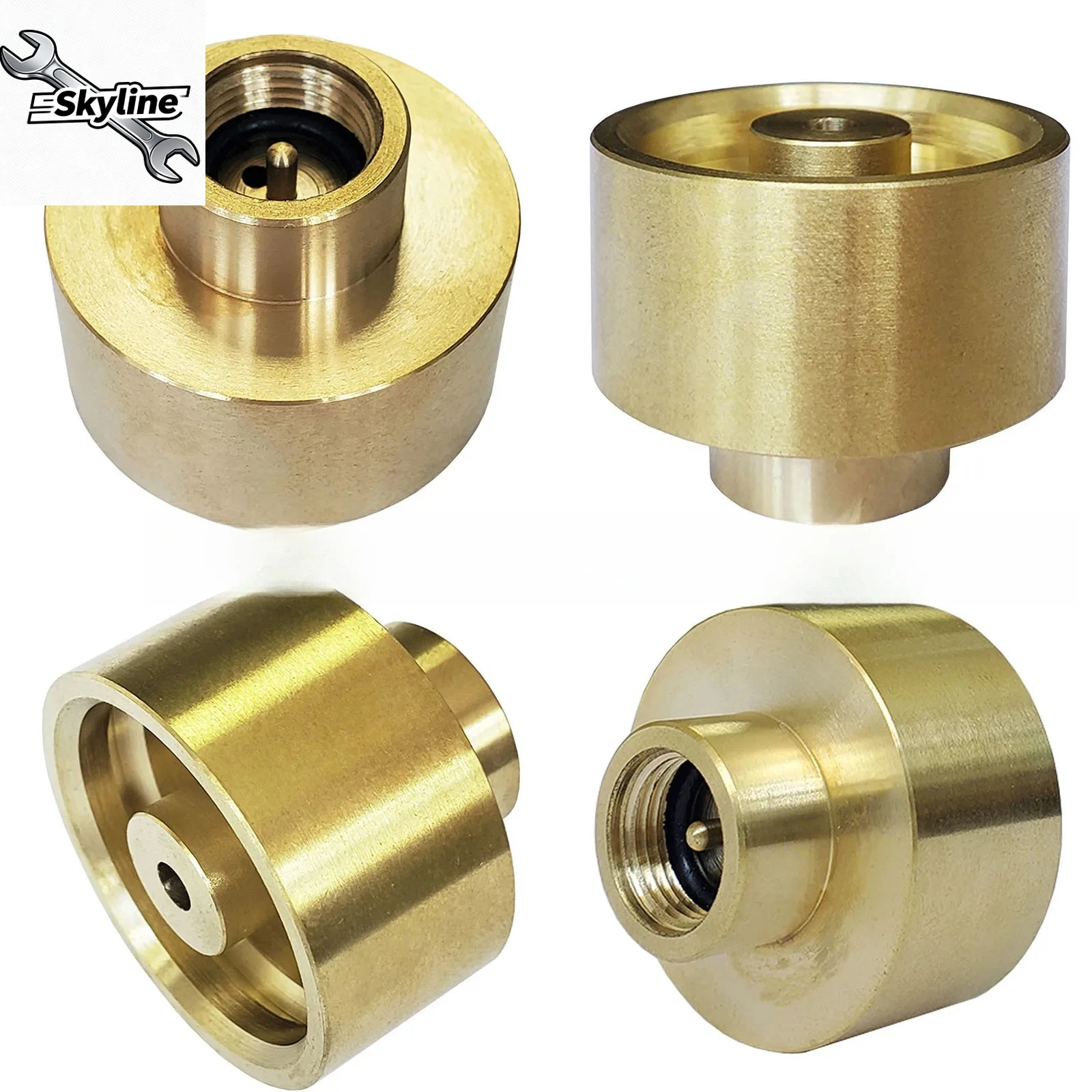 Adattatore Convertitore Gas Cartuccia Click a Vite, Connettore per Stufa Gas Campeggio