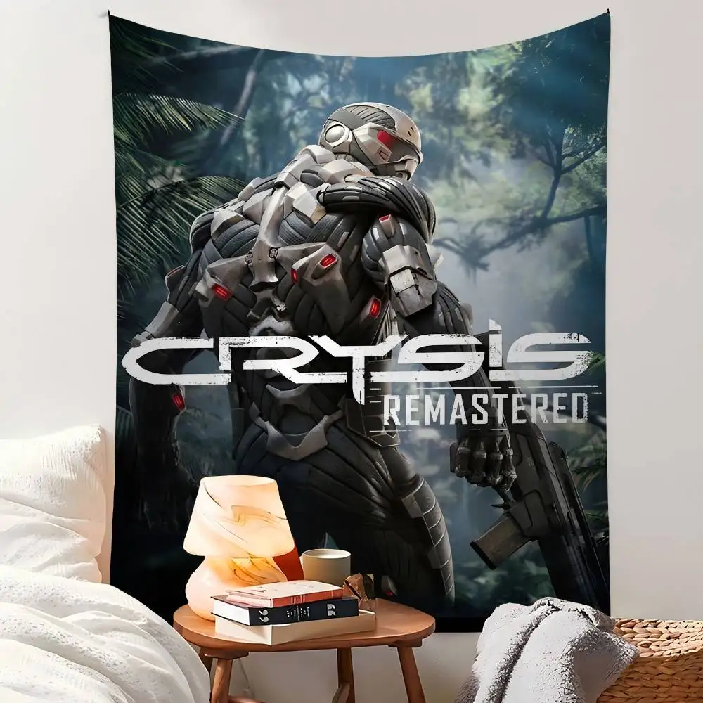 لعبة C-Crysis Art أنيمي نسيج الفن الخيال العلمي غرفة ديكور المنزل جدار ديكور فني #1