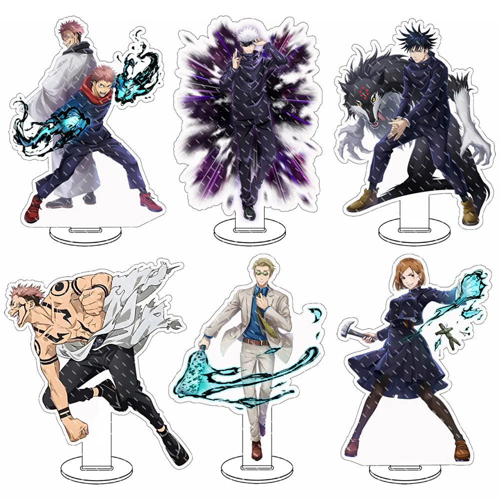 

anime merchandise Jujutsu Kaisen acrylic standee Yuji Itadori Fushiguro Megumi Gojo Satoru Seven Seas Constructor ornament