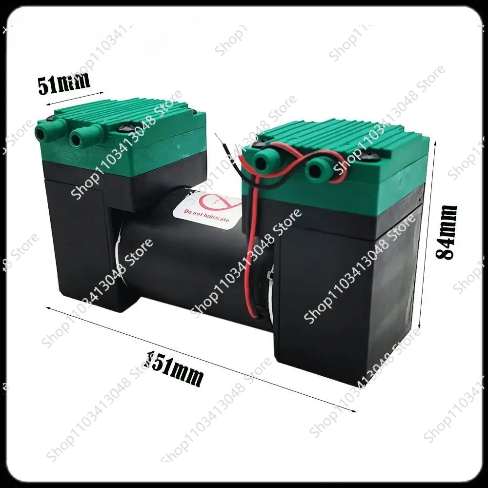 12V 24V 220V Micro Vacuum Pump Electric Pump Silent Small Air Pump Double Heads  20L/MIN SY-020