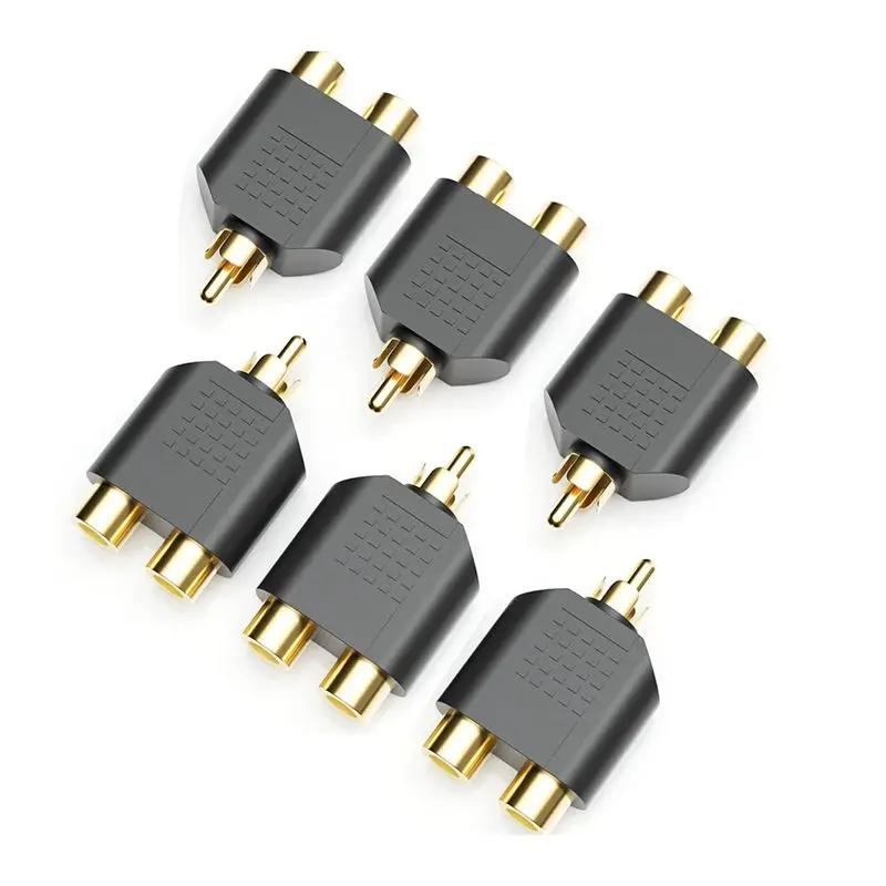 6PCS Rca Splitter, …