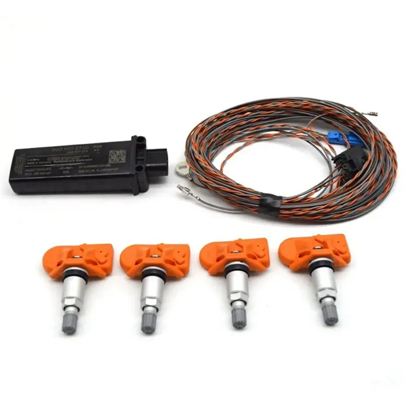 

For A3 A4 B9 Q2L Q3L A5 A6 A7 A8 2018-2022 Compatible 5Q0907275F 4M0907273B TPMS Tire Pressure Sensor Monitoring System Car