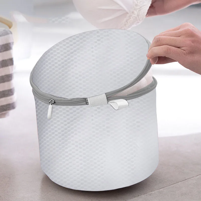 

Classic White Bra Washing Bag New Honeycomb Mesh More Firmly Fabric Protecting Lingeries Bras Laundry Bags