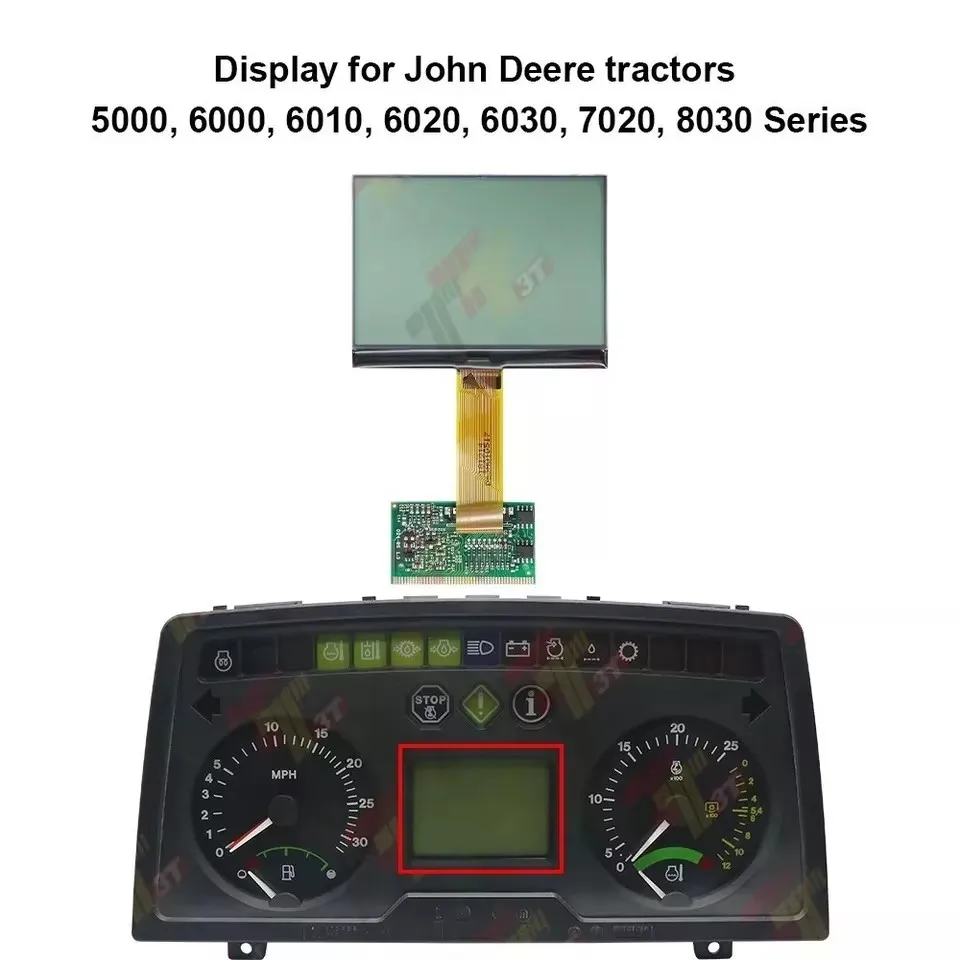 Dashboard LCD Display for John Deere tractors BIF Hour Meter Pixel Missing Repair