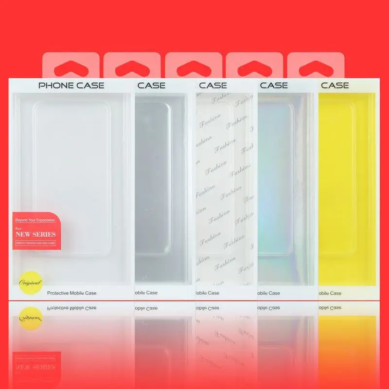 For Iphone 16 Pro Max Phone Case Packaging Box Transparent PVC High-grade Neutral Samsung Universal Blister Packaging box