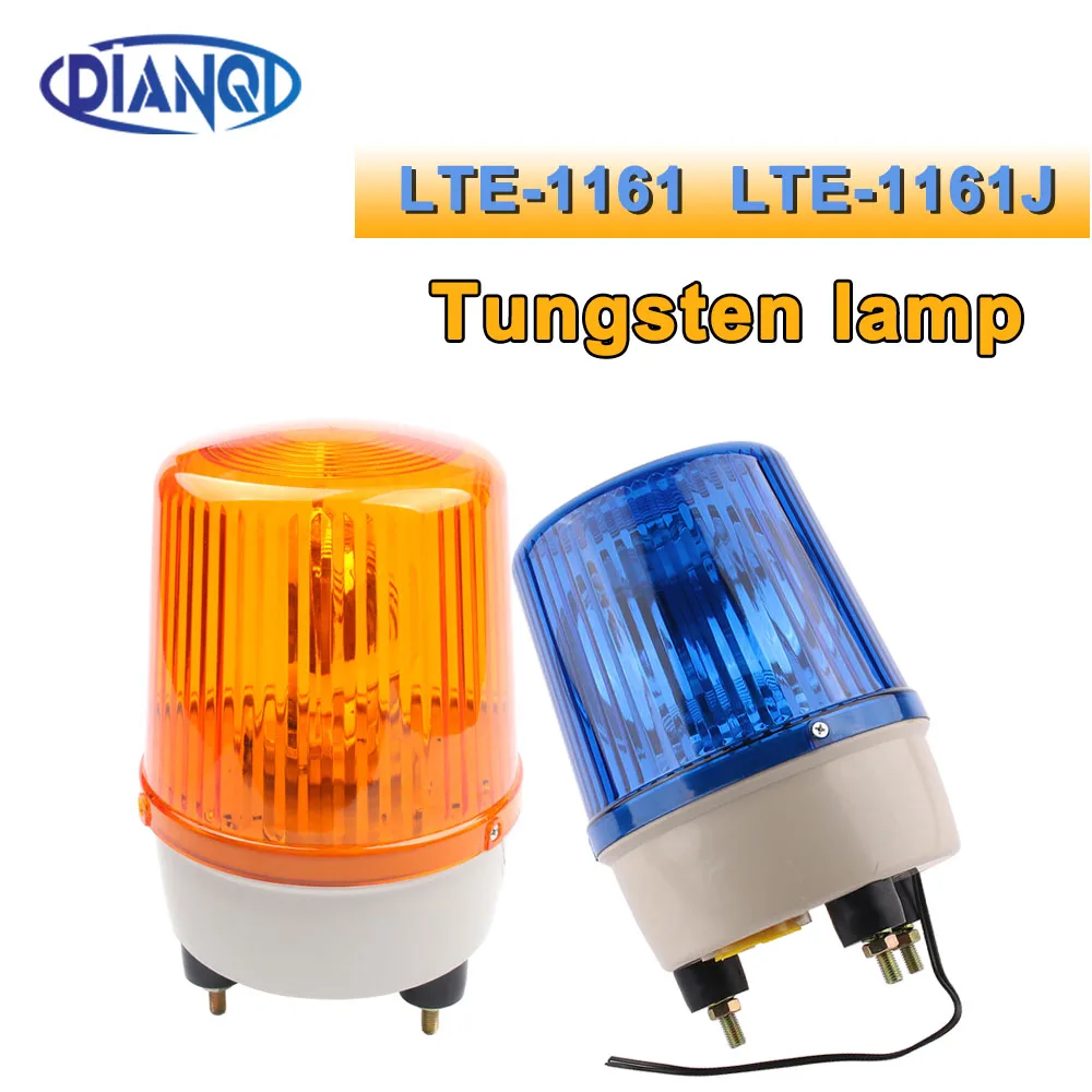 

AC110V 220V DC12V/24V Предупреждающая сигнализация Строительная лампа Лампа Вращающийся маяк Светофор Сирена LTE-1161 С/без зуммера