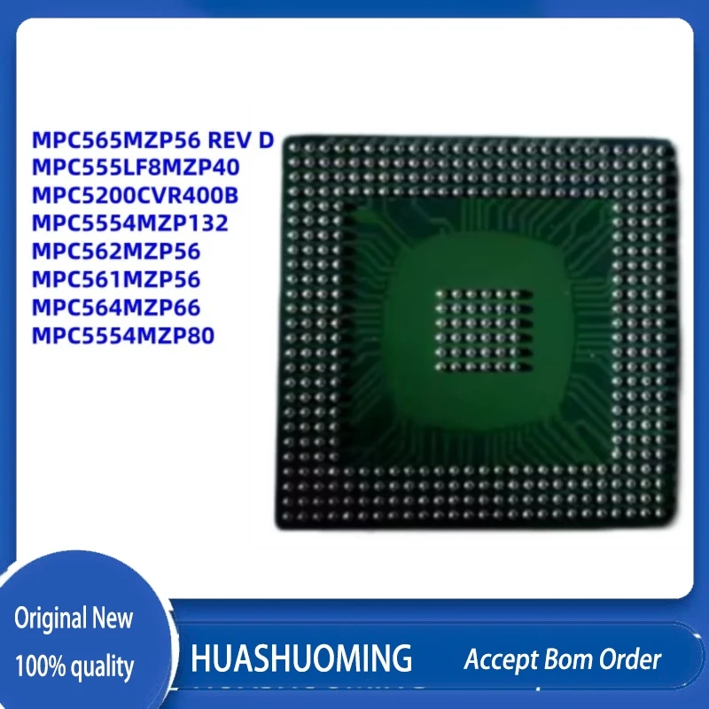 1PCS/LoT  MPC5554MZP132  MPC564MZP66 MPC562MZP56 MPC561MZP56 MPC5554MZP80 MPC555LF8MZP40 MPC5200CVR400B MPC565MZP56 REV D BGA