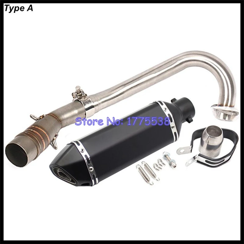 For Yamaha X-MAX Xmax 250 Xmax 300 2017-2020 Motorcycle Exhaust Full System with Head Collector Link Pipe Muffler Escape Moto