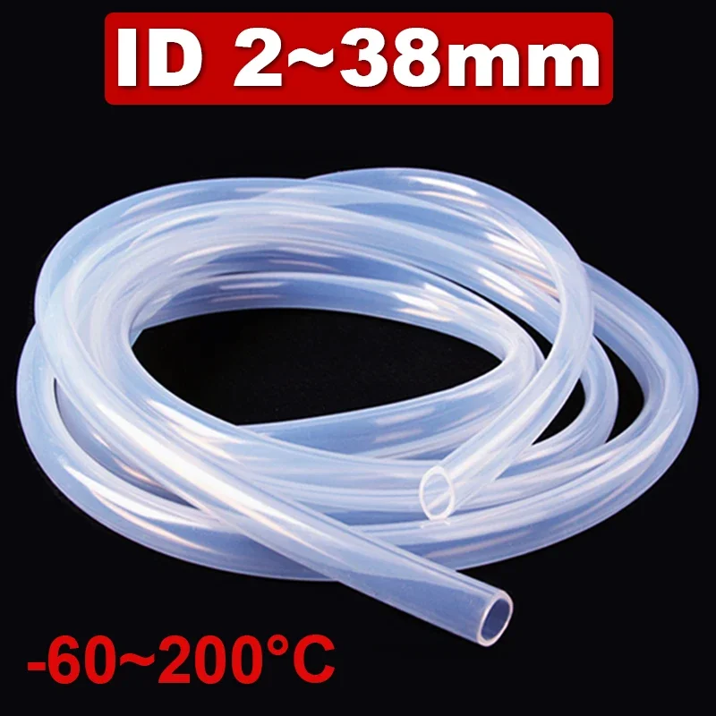 Silicone Tube Hose Transparent Food Grade Tasteless High Temperature Resistant Water Dispenser Peristaltic Pump Household