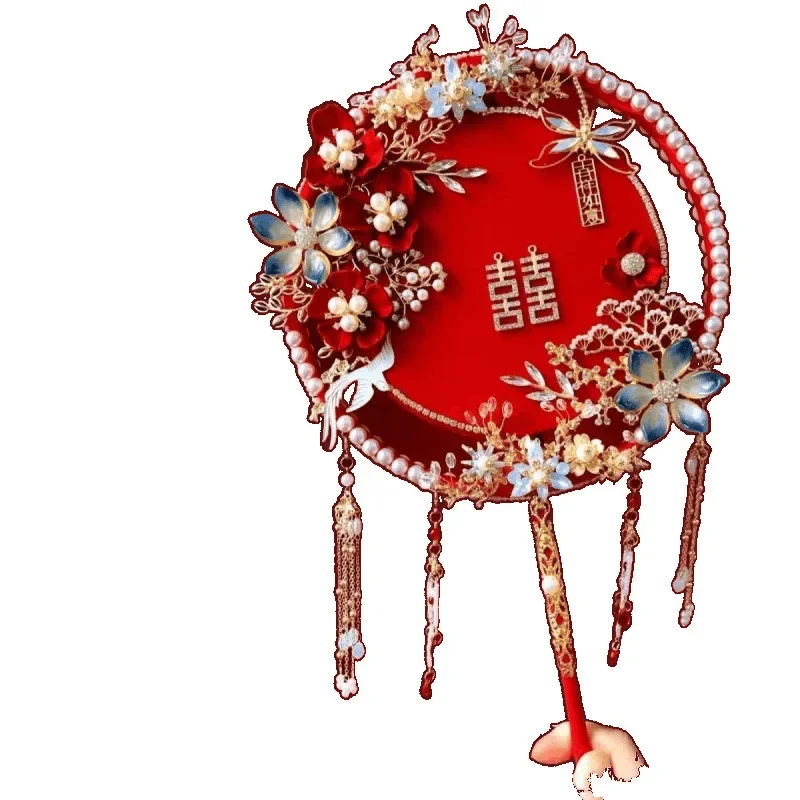 

New Chinese style red gold DIY material package bridal wedding gift dragon and phoenix show clothes senior wedding photo