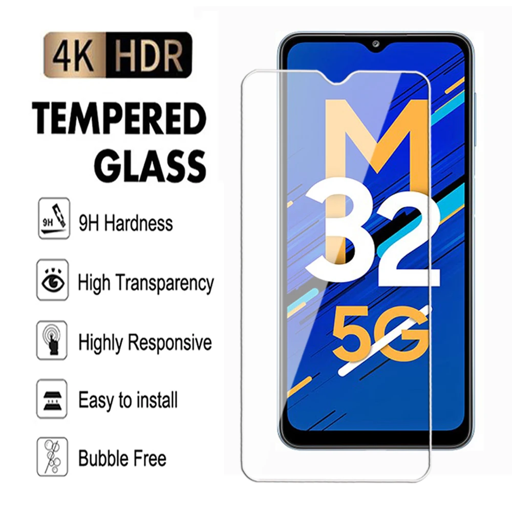 

Закаленное стекло для Samsung Galaxy M31, M32, M33, M340, A31, A32, A33, A34, A35, 4G5G, защита экрана Samsung M31s, прозрачная стеклянная пленка