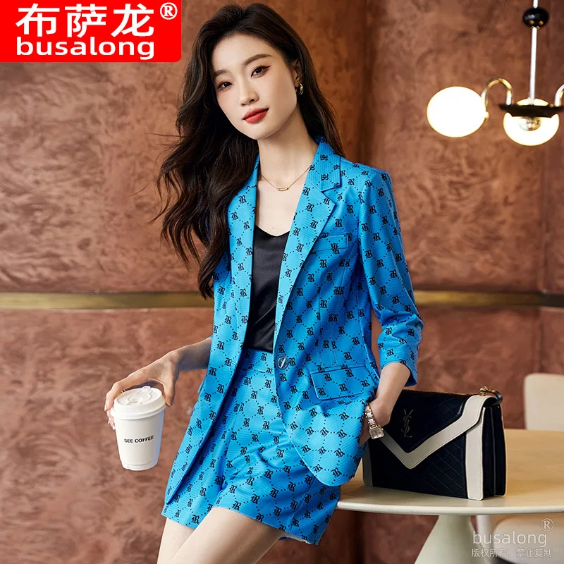 2023 Summer New Half Sleeve Business Wear Temperament Women's Clothing Business Formal Wear Small Suit Jacket Ladies Fashion Sui