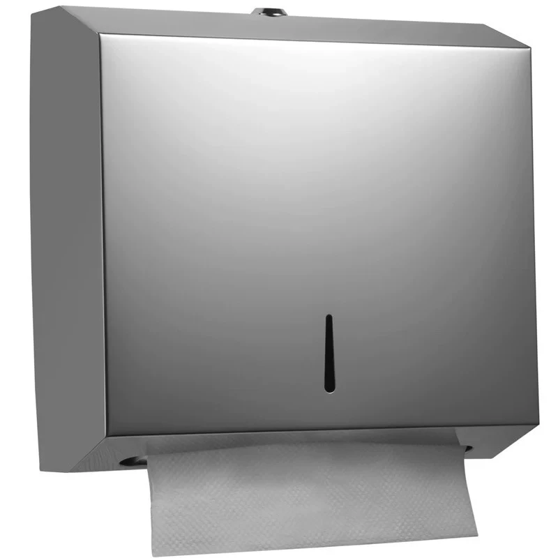 

Wall-mounted hand wipe carton, stainless steel household kitchen pumping carton, toilet non-punching hand wipe tissue holder