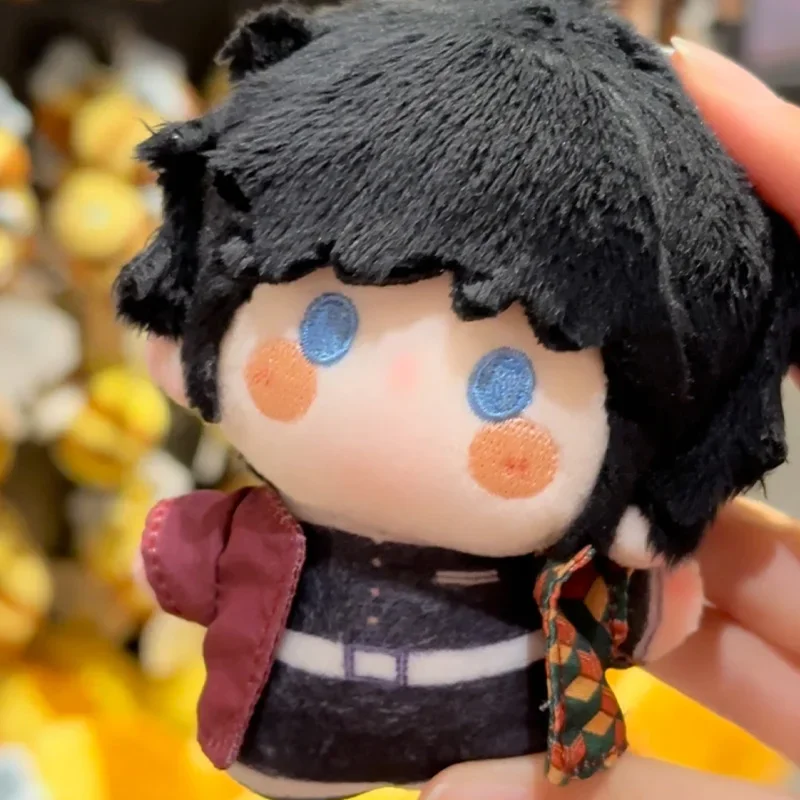 10cm Anime Tomioka Giyuu Cartoon pluszowe wypełnione lalki rozgwiazda ciało Cosplay zabawki do gier lalki brelok do kluczy z ozdobą świąteczny prezent