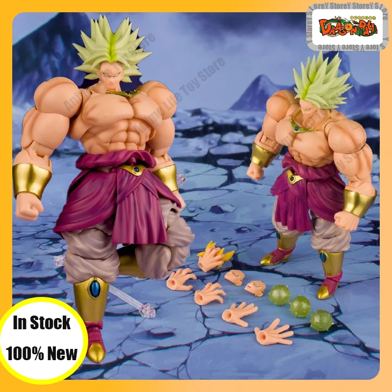 

Demoniacal Fit Dragon Ball Broli SHF Super Saiyan SSJ Legendary Berserker Shatter The Universe Broly Anime Action Figure Custom