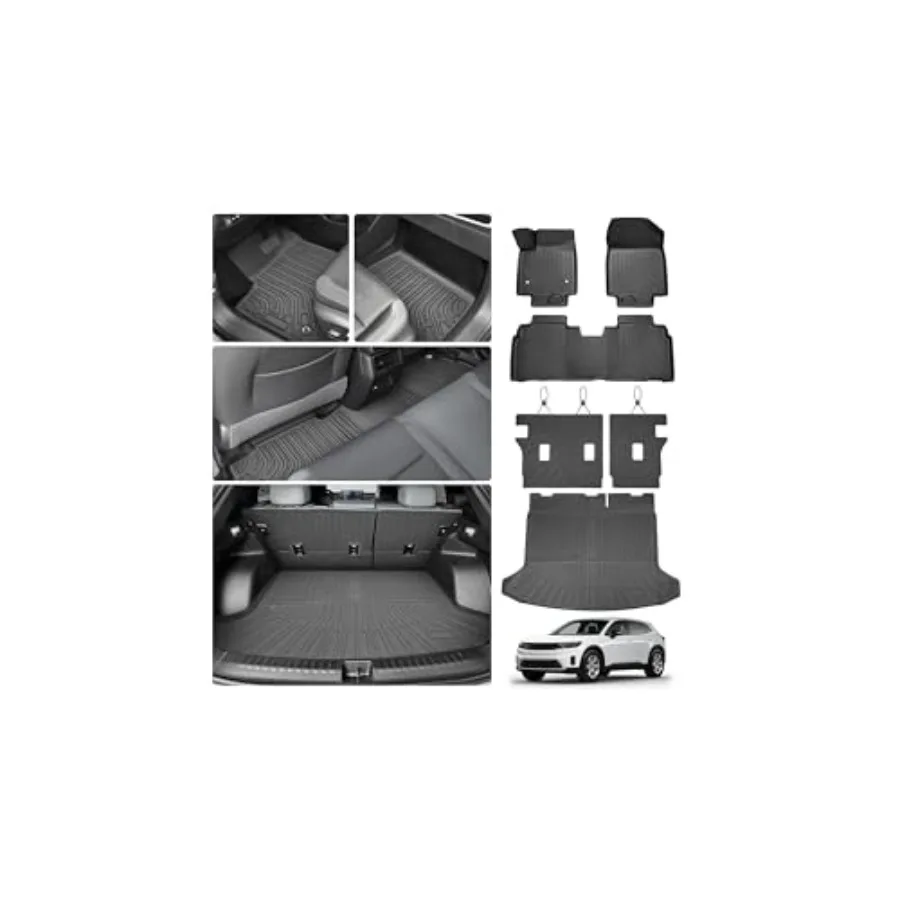 

Floor Mats for Honda Prologue 2024 2025 2026 All Weather Cargo Liner for Prologue Accessories Heavy Duty TPE Cargo Mats Car Acc