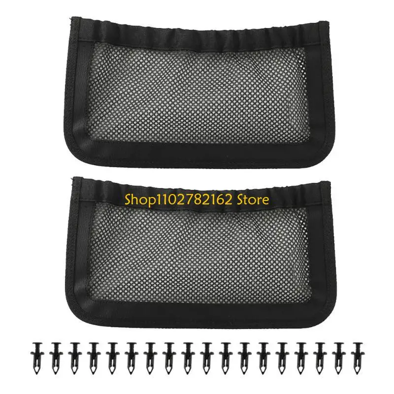

547B UTV Rear Backrest Storage Net Bag with Water Resistant Material 715003019 Easy Installation on ATVs and Utility Vehicles