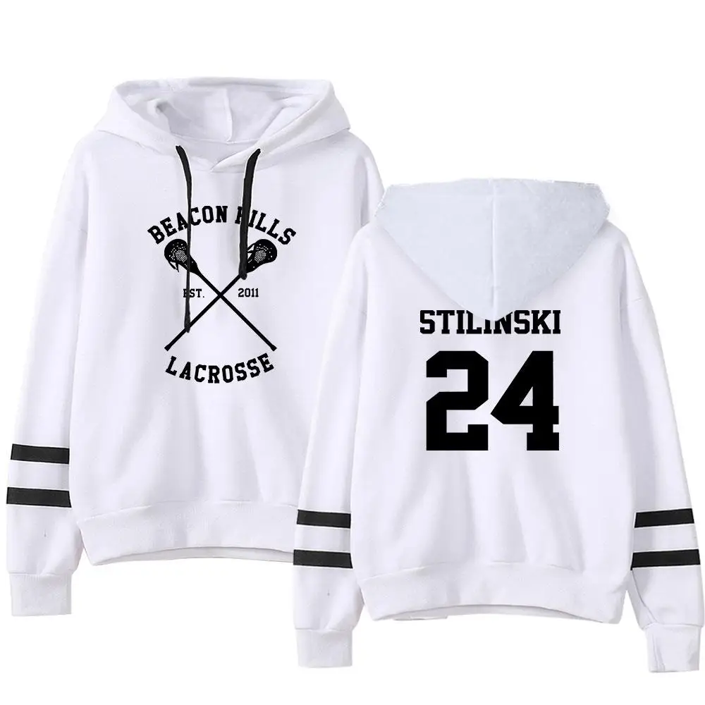 Novelty Clothes Teen Wolf Hoodie Unisex Pocketless Sleeve Women  Sweatshirt Harajuku Hip Hop Streetwear Stilinski 24 Hoodies