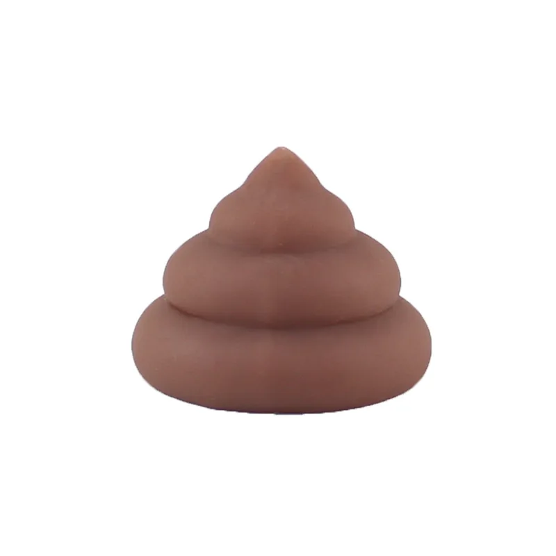 5Pcs Funny Cartoon Mini Poop Squeeze Toy TPR Stress Relief Venting Ball TPR Soft Poop Toys Children's Toys Decompression Toys