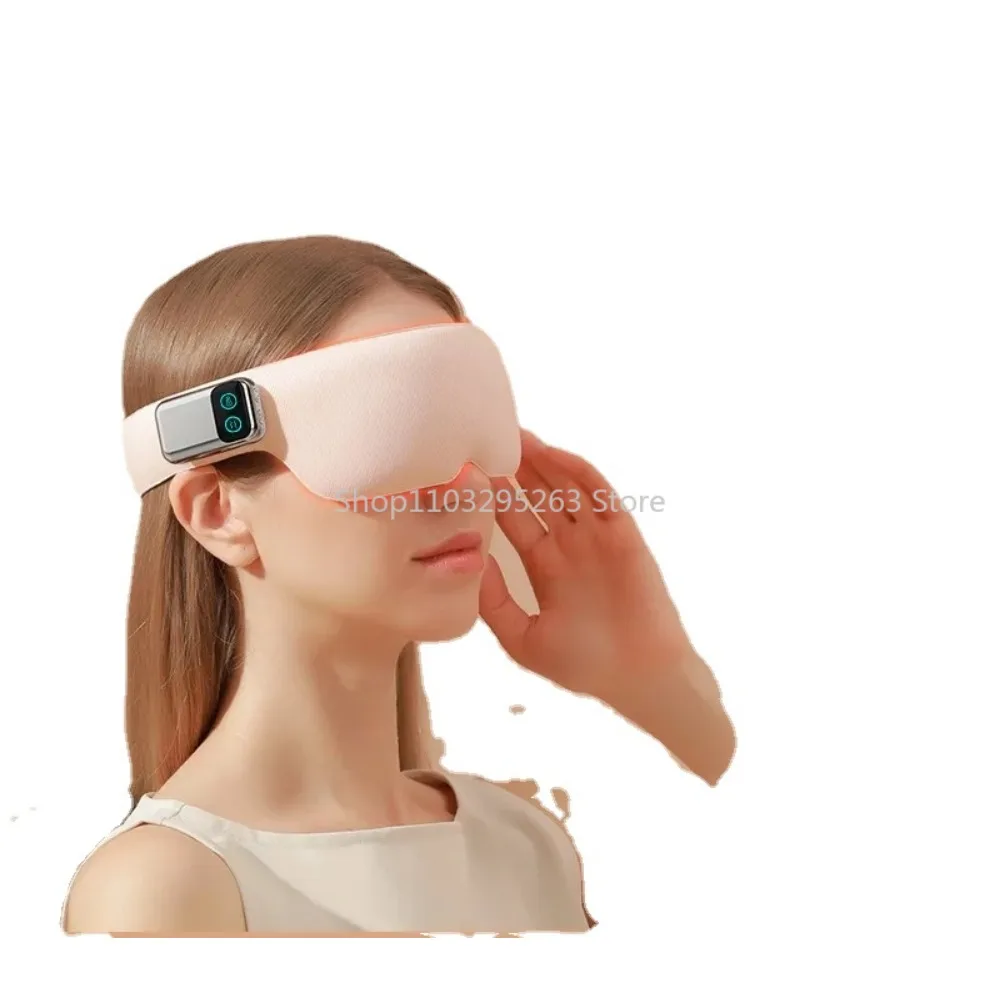 USB electric hot compress shading eye protector 180° Foldable portable 3D massage eye mask